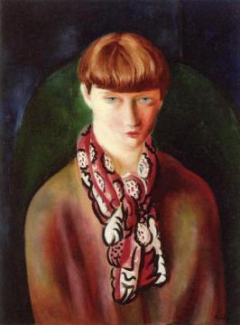 Portrait of Renée Kisling Artwork by Moise Kisling