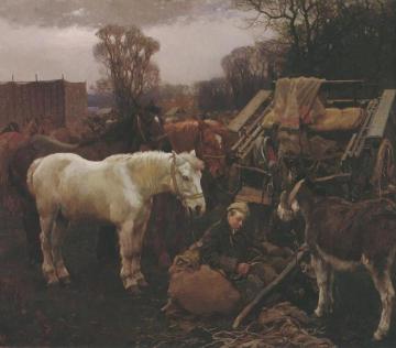 The Last of the Fair Artwork by Sir Alfred James Munnings