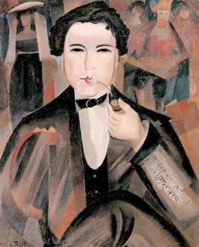 Arthur Honegger With King David Artwork by Alice Bailly