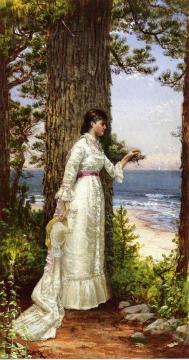Under The Seaside Tree Artwork by Alfred Thompson Bricher