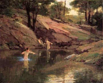 The Swimming Hole Artwork by Edward Potthast