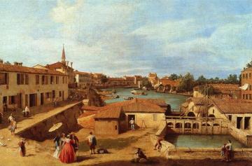 Sluice Gates at Dolo Artwork by Giovanni Antonio Canal
