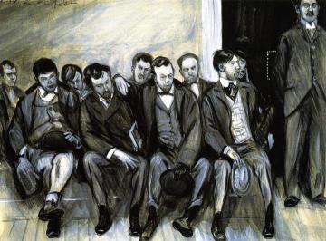 A Young Doctor, Especially during the Growth of His First Beard, Is Invariably a Music Lover Artwork by William James Glackens