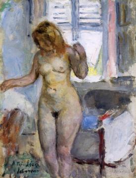 Nude in an Interior Artwork by Henri Lebasque