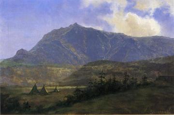 Indian Encampment Artwork by Albert Bierstadt