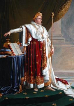 Napoleon I In Coronation Robes Artwork by Anne-Louis Girodet de Roussy-Trioson