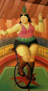 Equilibrist Artwork by Fernando Botero