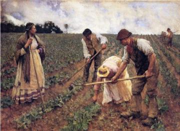 A Field Gang Artwork by Sir George Clausen