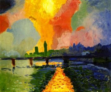 Charing Cross Bridge Artwork by Andre Derain
