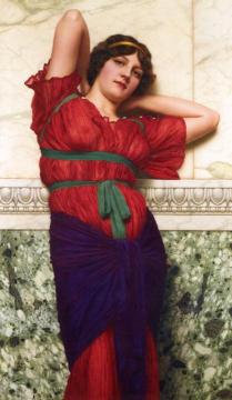 Contemplation Artwork by John William Godward