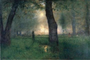 The Trout Brook Artwork by George Inness