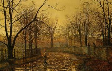 Sixty Years Ago Artwork by John Atkinson Grimshaw