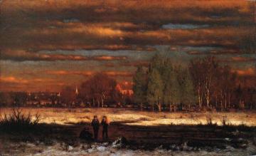 Winter Evening, Montclair Artwork by George Inness