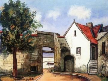 Le Mont Saint-michel Artwork by Maurice Utrillo