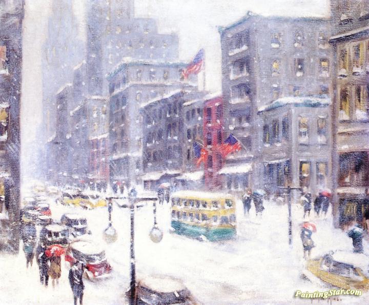 Midtown Storm Artwork by Guy Wiggins