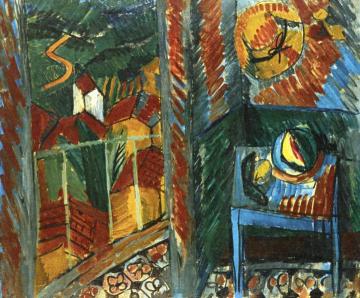 View of an Open Window Artwork by Raoul Dufy