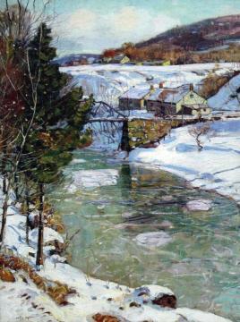 Icy Winter Artwork by George Gardner Symons