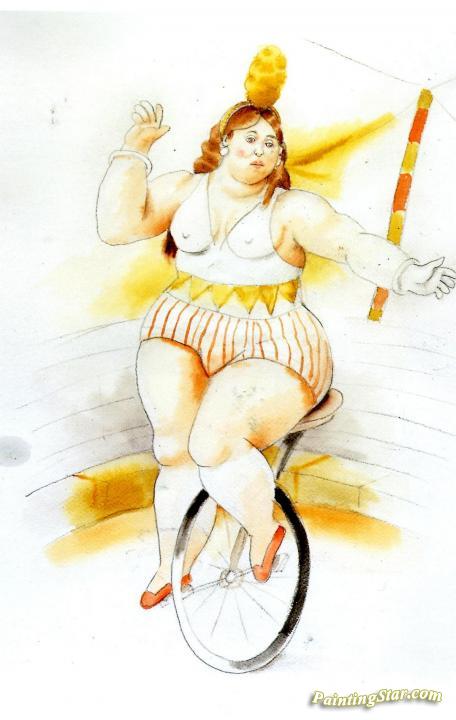 Equilibrist Artwork by Fernando Botero