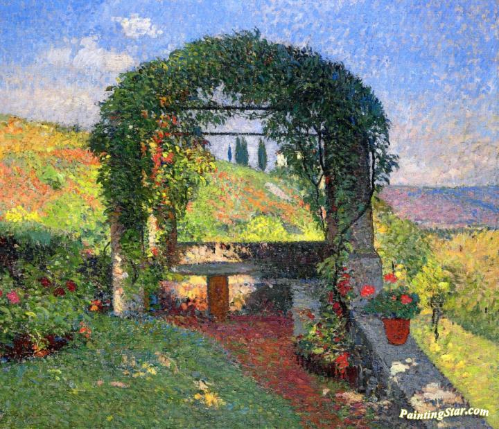 La Pergola (Gloriette) Artwork by Henri Martin