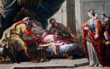 Antiochus And Stratonice Artwork by Gaspare Diziani