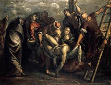 The Deposition Artwork by Tintoretto Jacopo
