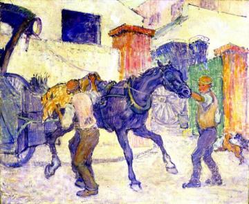 The Cab Horse Artwork by Robert Bevan