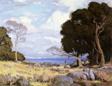 A Summer Day, Pacific Coast Artwork by Carl Oscar Borg