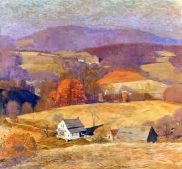 Uplands, November Artwork by Daniel Garber