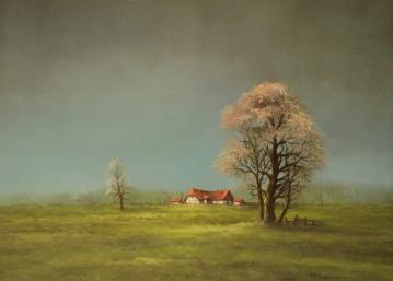 Summer Landscape Artwork by Conrad Kiesel