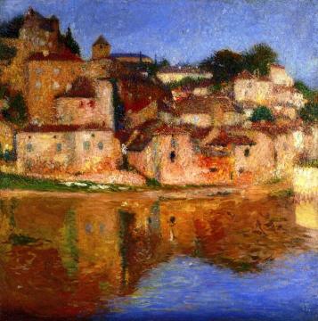 Vue de Port l Eveque Artwork by Henri Martin