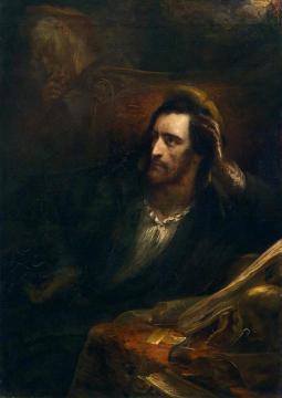 Faust In His Study Artwork by Ary Scheffer