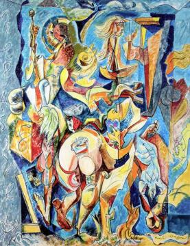 The Works Of Chance Artwork by Andre Masson