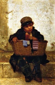 The Button Seller Artwork by John George Brown