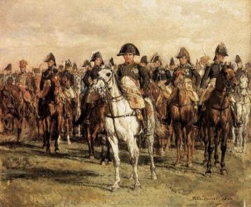Napoleon And His Staff Artwork by Jean Louis Ernest Meissonier