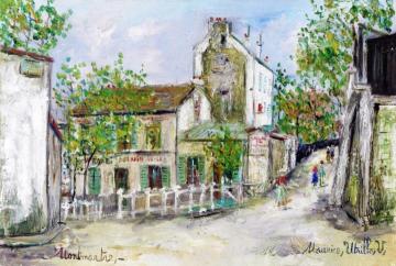 The Lapin Agile In Montmartre Artwork by Maurice Utrillo