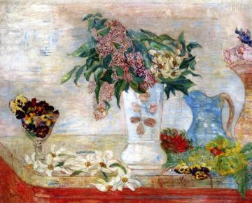 Jonquils, Lilacs and Violets Artwork by James Ensor