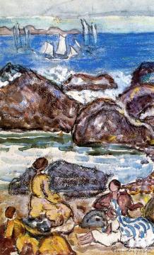 By The Sea Artwork by Maurice Prendergast