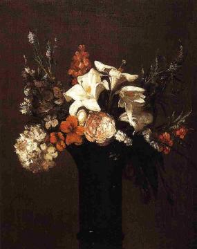 Flowers Artwork by Henri Fantin-Latour