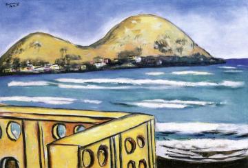 Landscape near Saint-Cyr-sur-Mer Artwork by Max Beckmann