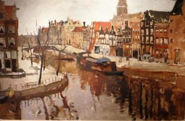 Amsterdam, Korte Prinsengracht Artwork by George Heidrik Breitner