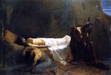 The Death Of Minnehaha Artwork by William de Leftwich Dodge