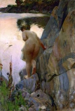 Summer Evening Artwork by Anders Zorn