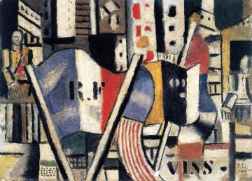 July 14th, 1918 at Vernon Artwork by Fernand Léger