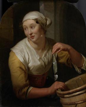 The Herring Seller Artwork by Godfried Schalcken