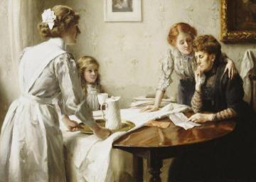 The Letter Artwork by Thomas Benjamin Kennington