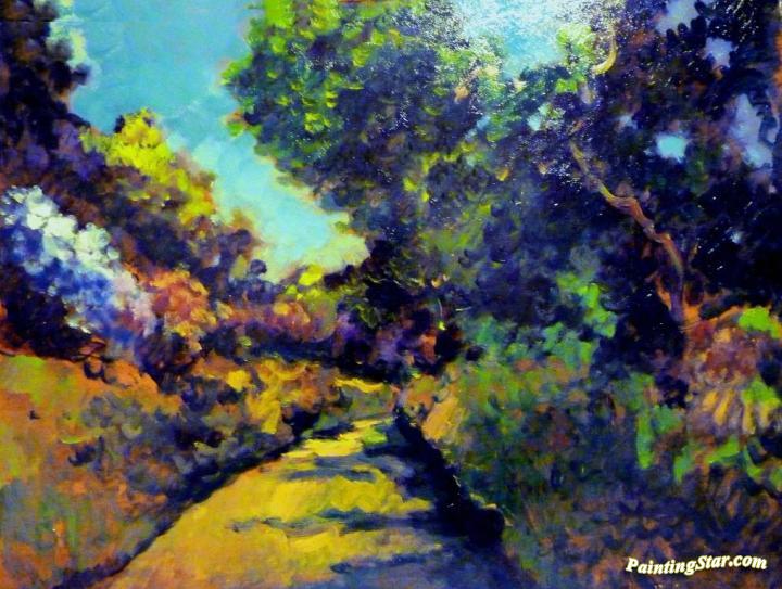 Luci ed ombre nel parco (bozzetto) Artwork by Paolo La Commare