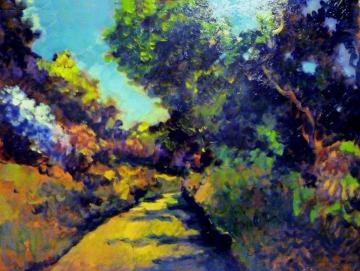 Luci ed ombre nel parco (bozzetto) Artwork by Paolo La Commare