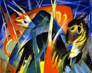 Fabulous Beast II Artwork by Franz Marc