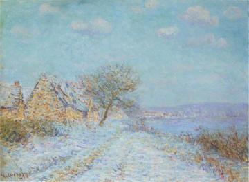 The Seine in Winter Sunlight Artwork by Gustave Loiseau