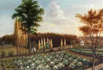 Cabbage Patch, The Gardens of Belfield, Pennsylvania Artwork by Charles Willson Peale
